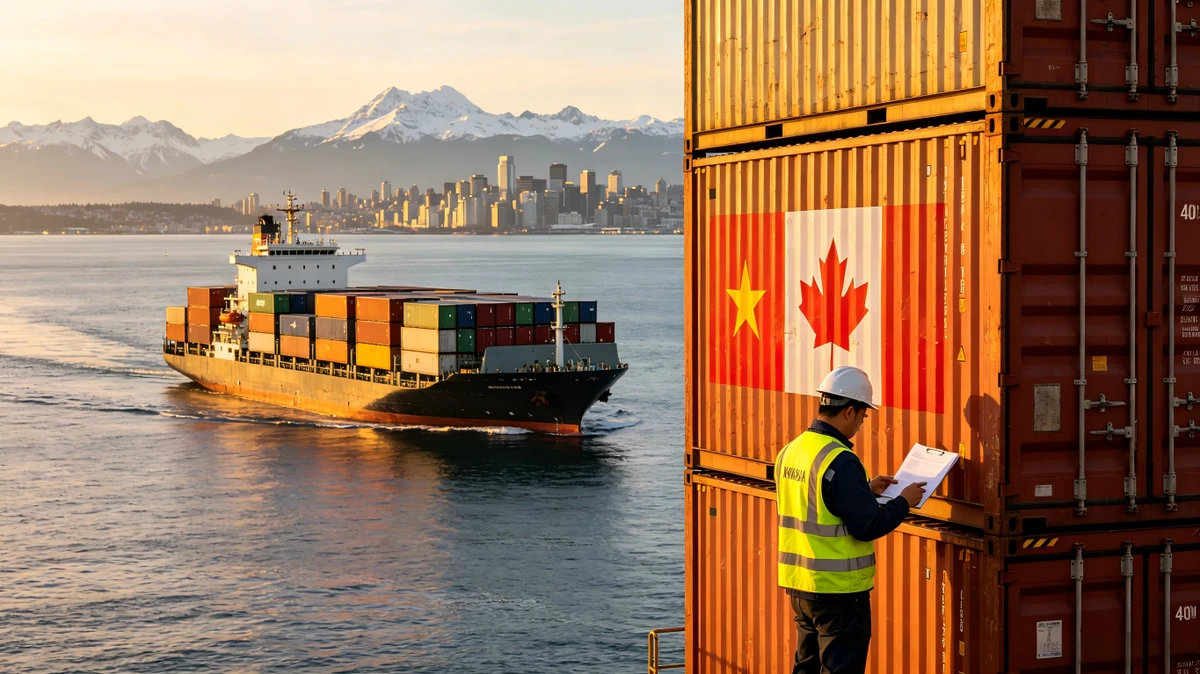 Container from Vietnam to Canada: 2026 Guide