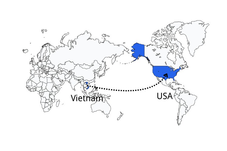 Ship from Vietnam to USA